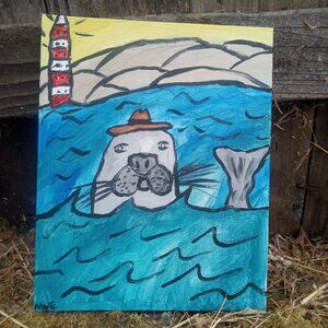Folk Art Seal Painting